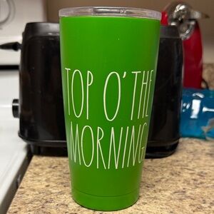 Rae Dunn St. Patrick’s Day Green Tumbler - Top O' The Morning